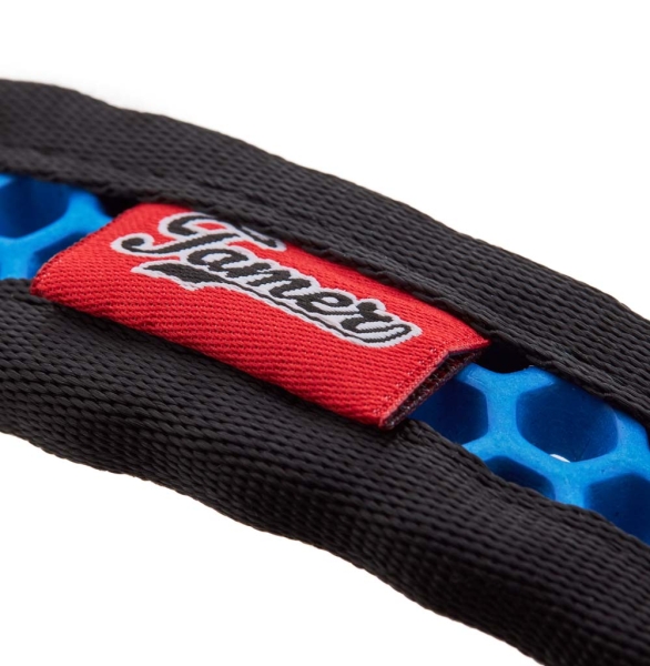 SOFTY Halsband | Länge: 35-41cm | Breite: 2,8cm | Farbe: schwarz/blau